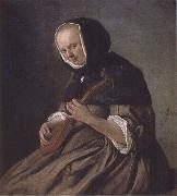 Jan Steen Woman Playing the cittern Sweden oil painting reproduction